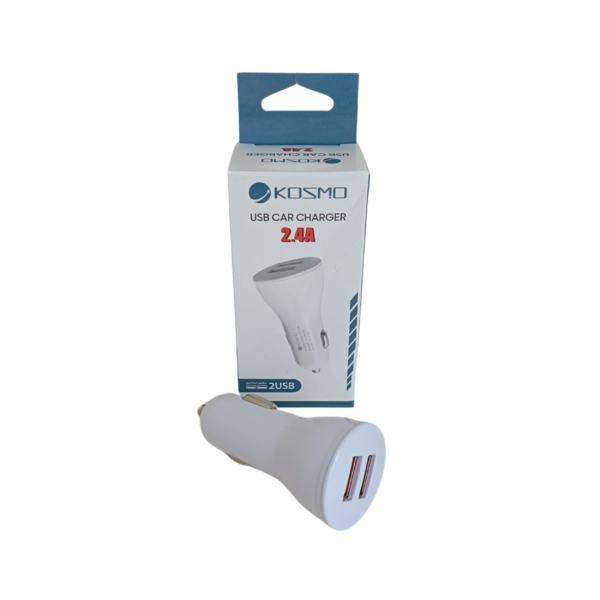 CARGADOR 12 V 2.4A KOSMO UNIVERSAL 2 PUERTOS