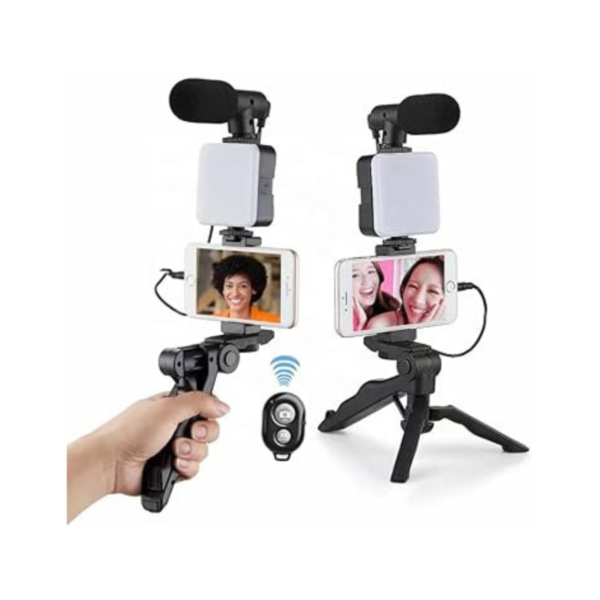 KIT DE ARO DE LUZ CON MICROFONO PARA CELULAR AY-49KA - Imagen 3