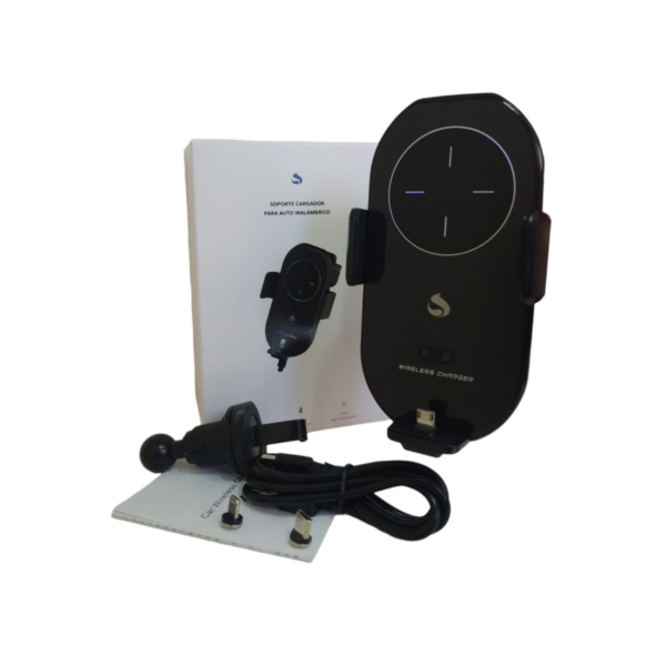 SOPORTE DE AUTO CON CARGADOR ACC0129