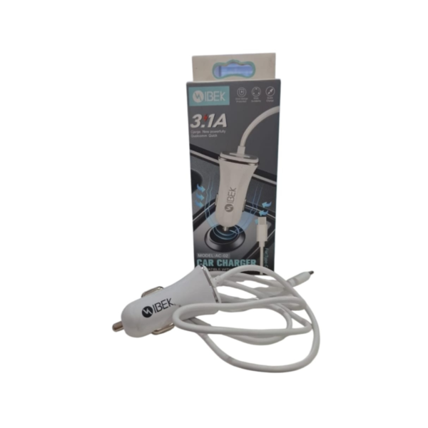 CARGADOR PARA AUTO 3.1A TIPOC AC-02