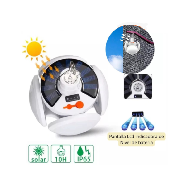 LAMPARA SOLAR USB COLGANTE - Imagen 3