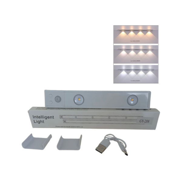 LAMPARA 2 LED CON SENSOR 20CM GY-208