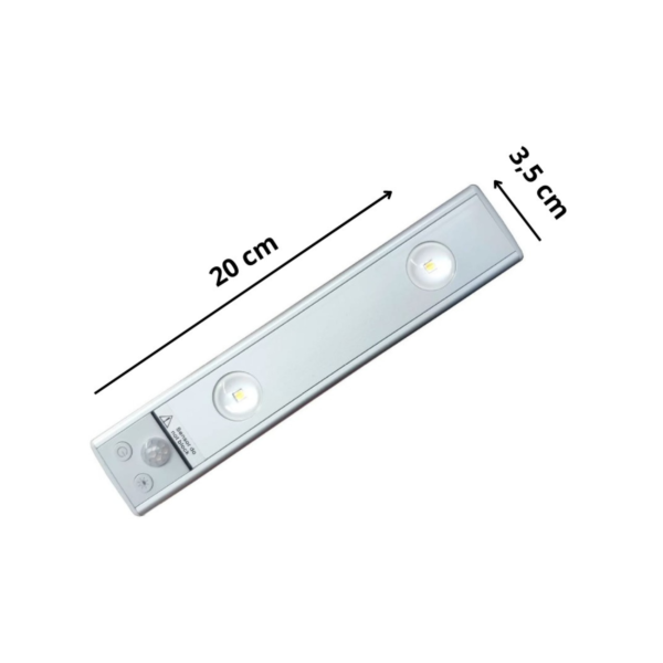 LAMPARA 2 LED CON SENSOR 20CM GY-208 - Imagen 2