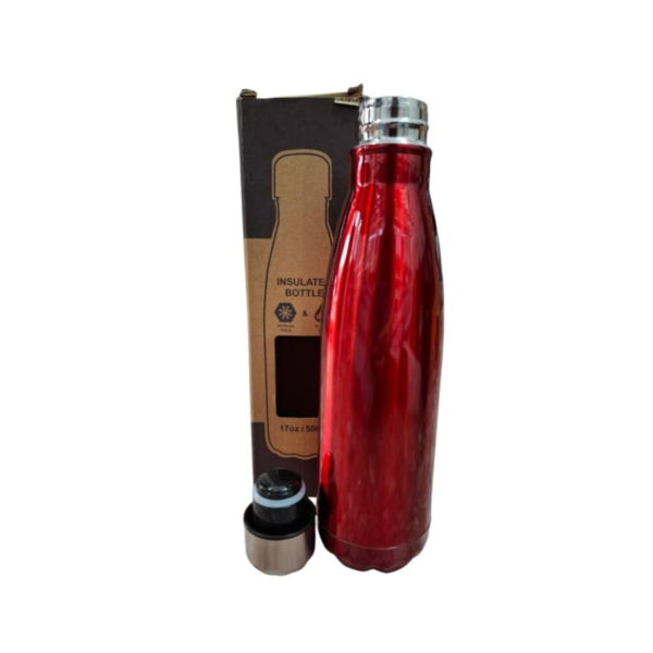 BOTELLA ACERO TERMO 500ML -IINSULATED BOTTLE -HELLO FRIEND