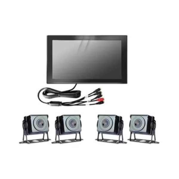 KIT DE CAMARA X 4 PARA CAMION PANTALLA 7¨ MP5